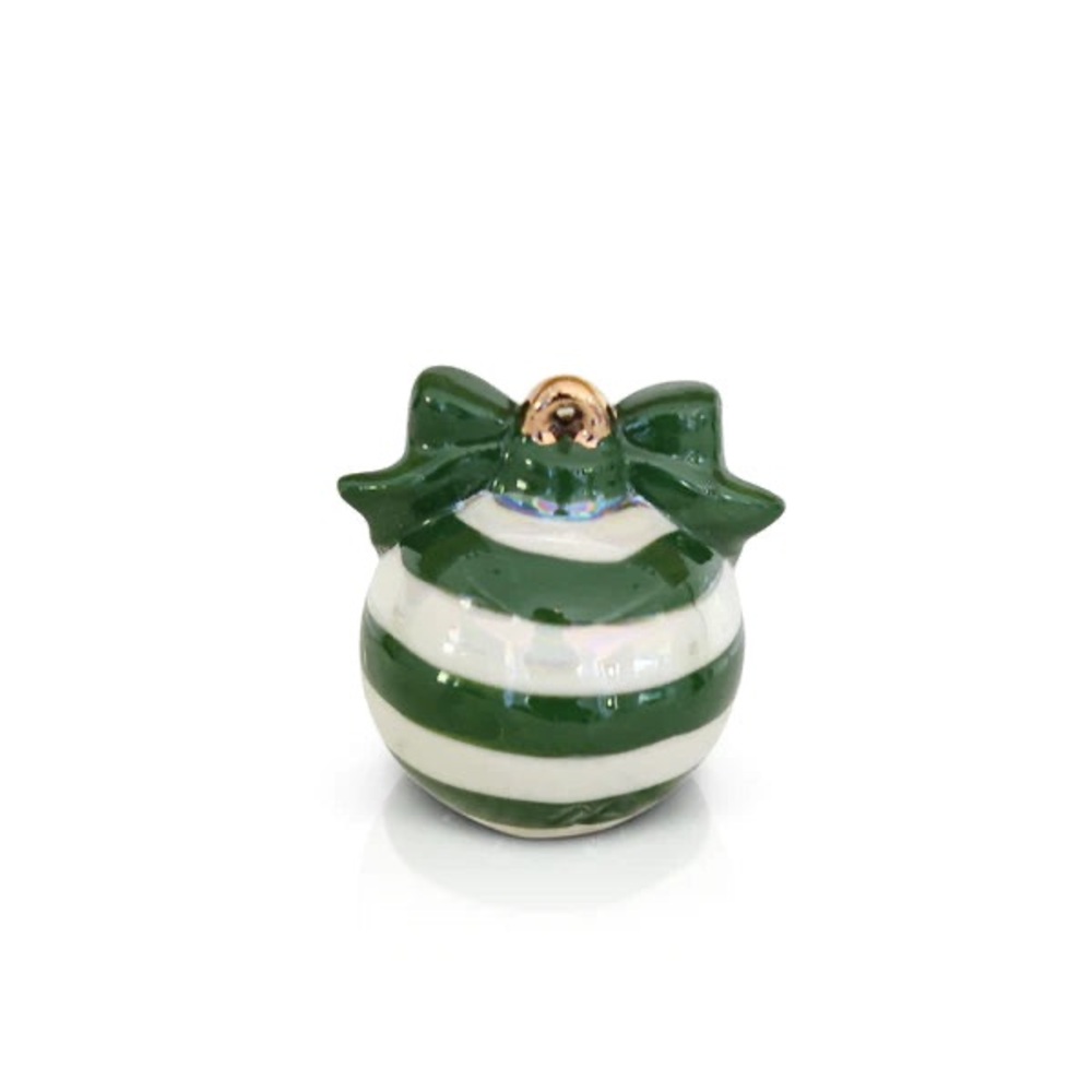 RETIRED Nora Fleming Mini A282 Deck the halls (green ornament)